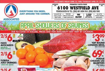 Associated Supermarkets Weekly Ad Flyer April 23 to April 29