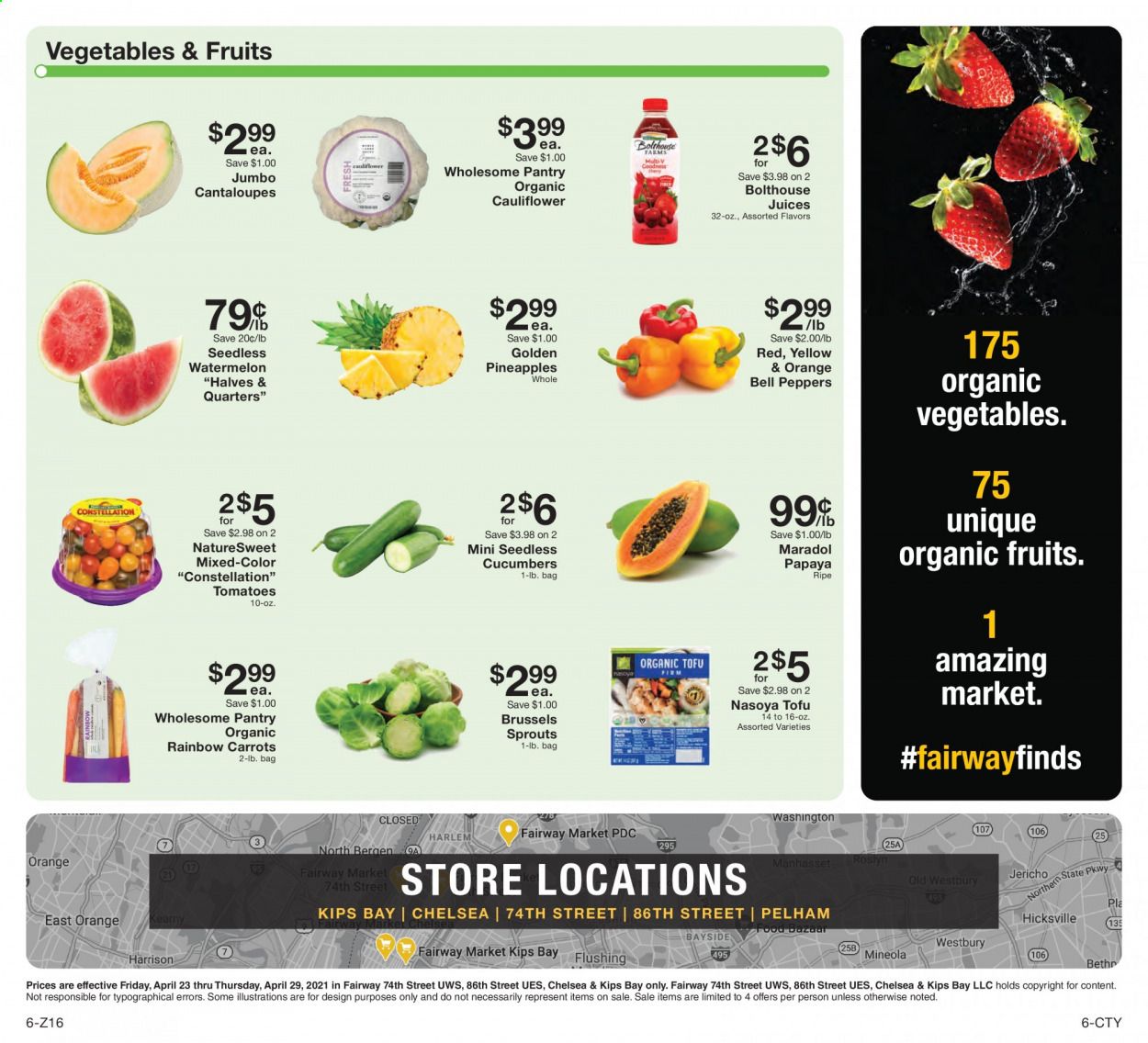Fairway Market (CT, NJ, NY) Weekly Ad Flyer April 23 to April 29
