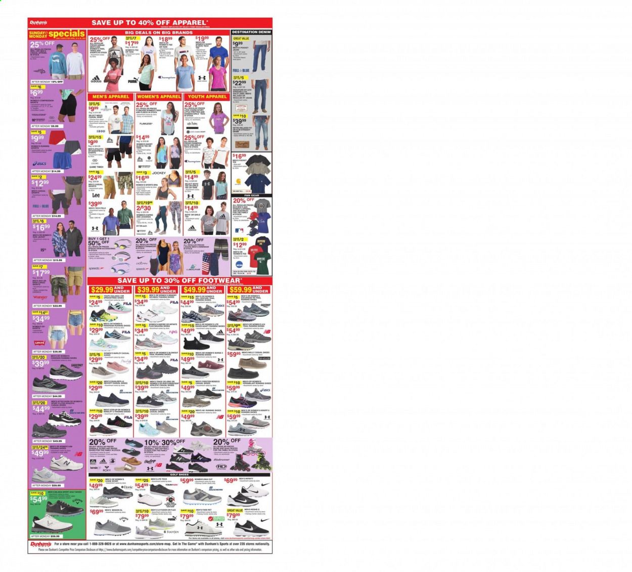 Dunham's Sports (MI, PA, WI) Weekly Ad Flyer April 24 to April 30