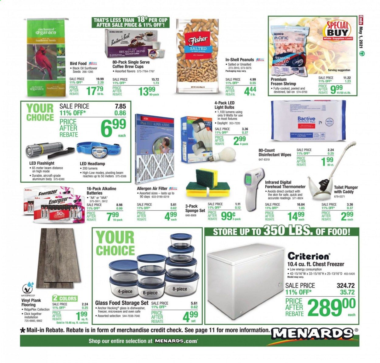 Menards Weekly Ad Flyer April 25 to May 1