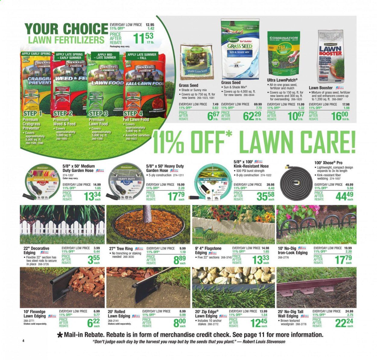 Menards Weekly Ad Flyer April 25 to May 1
