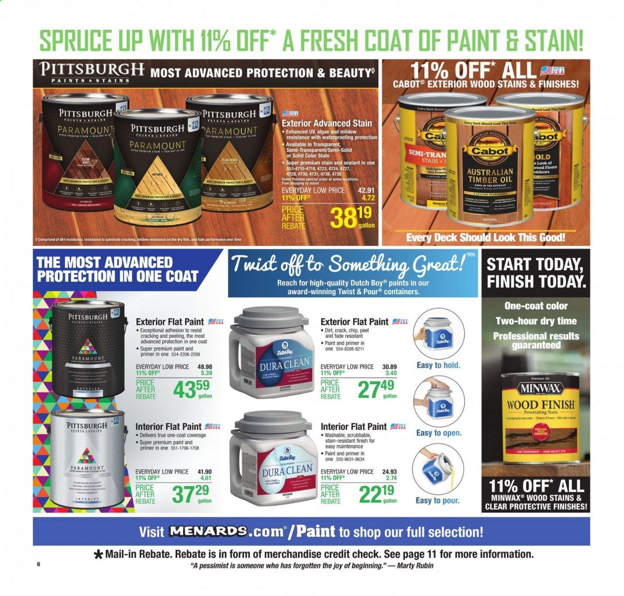Menards Weekly Ad Flyer April 25 to May 1