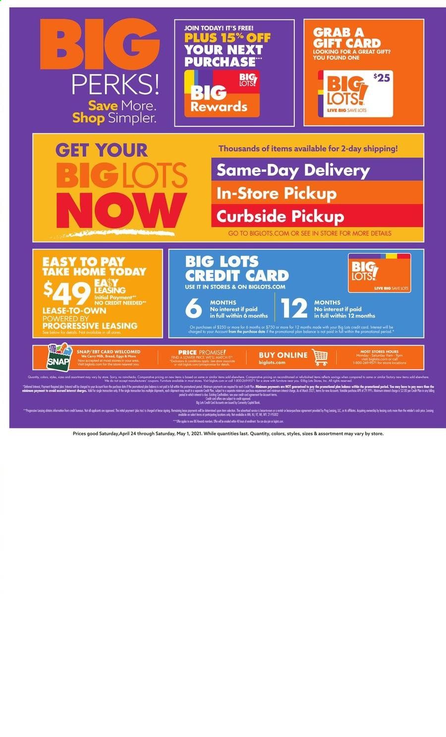 Big Lots Weekly Ad Flyer April 24 to May 1