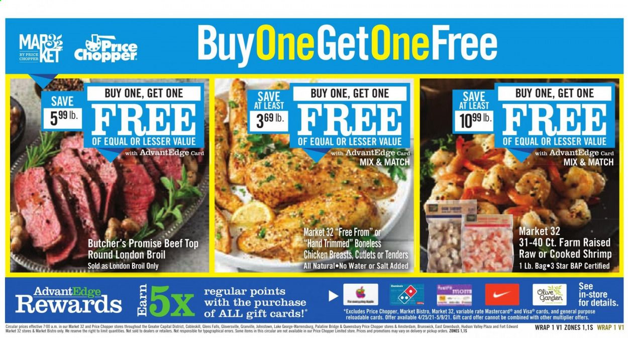 Price Chopper (CT, MA, NH, NY, PA, VT) Weekly Ad Flyer April 25 to May 1