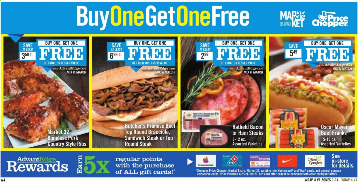 Price Chopper (CT, MA, NH, NY, PA, VT) Weekly Ad Flyer April 25 to May 1