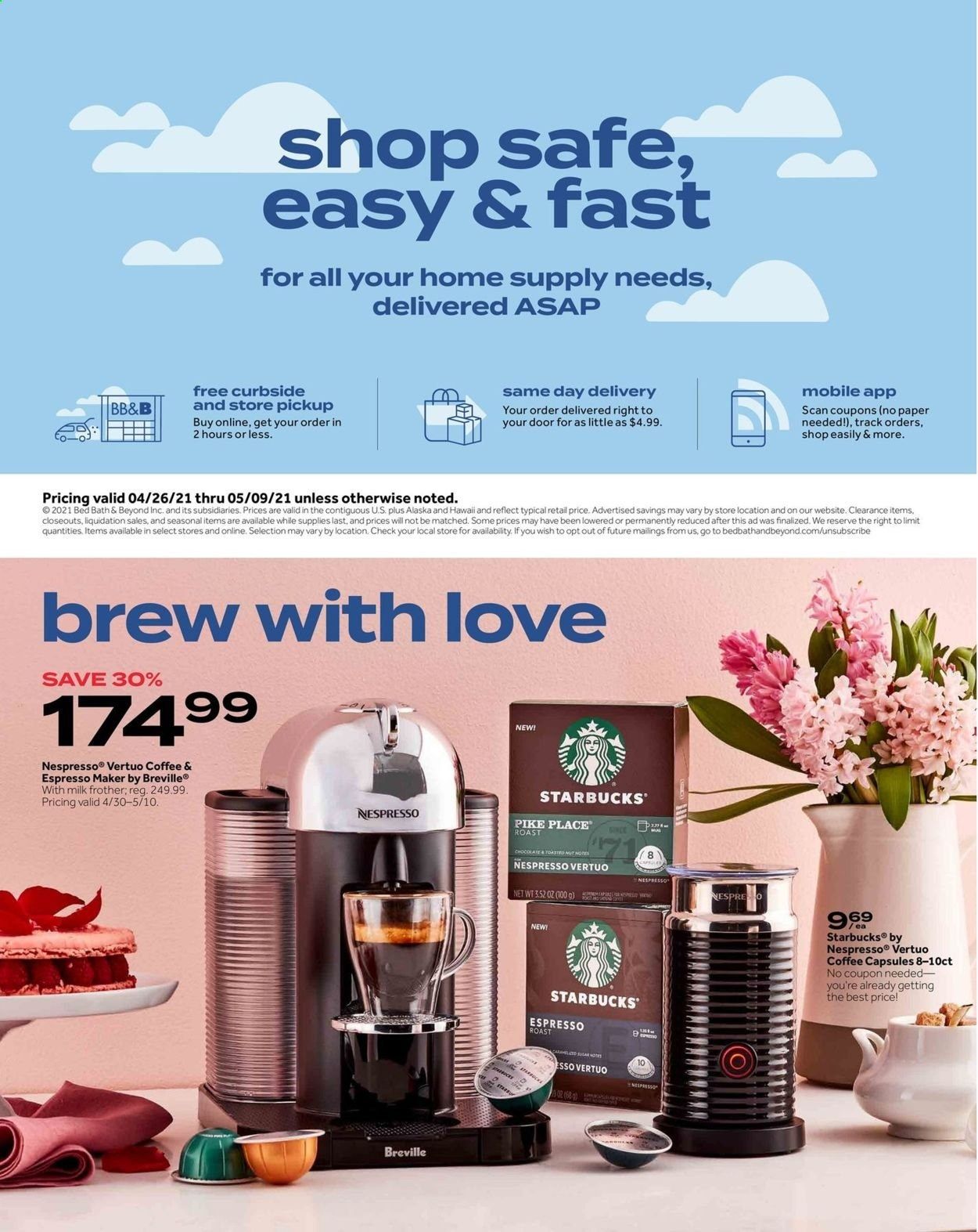 Bed Bath & Beyond Weekly Ad Flyer April 26 to May 9