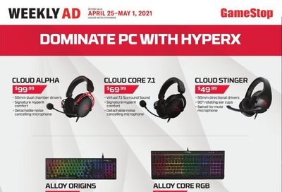 GameStop Weekly Ad Flyer April 25 to May 1