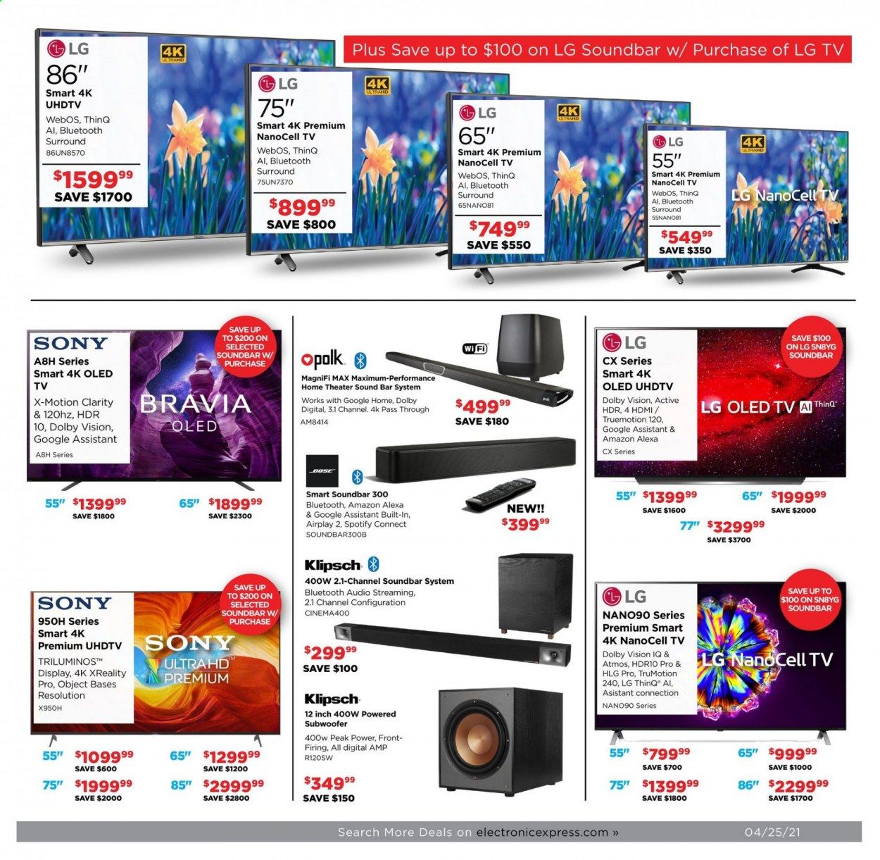 Electronic Express Weekly Ad Flyer April 25 to May 1