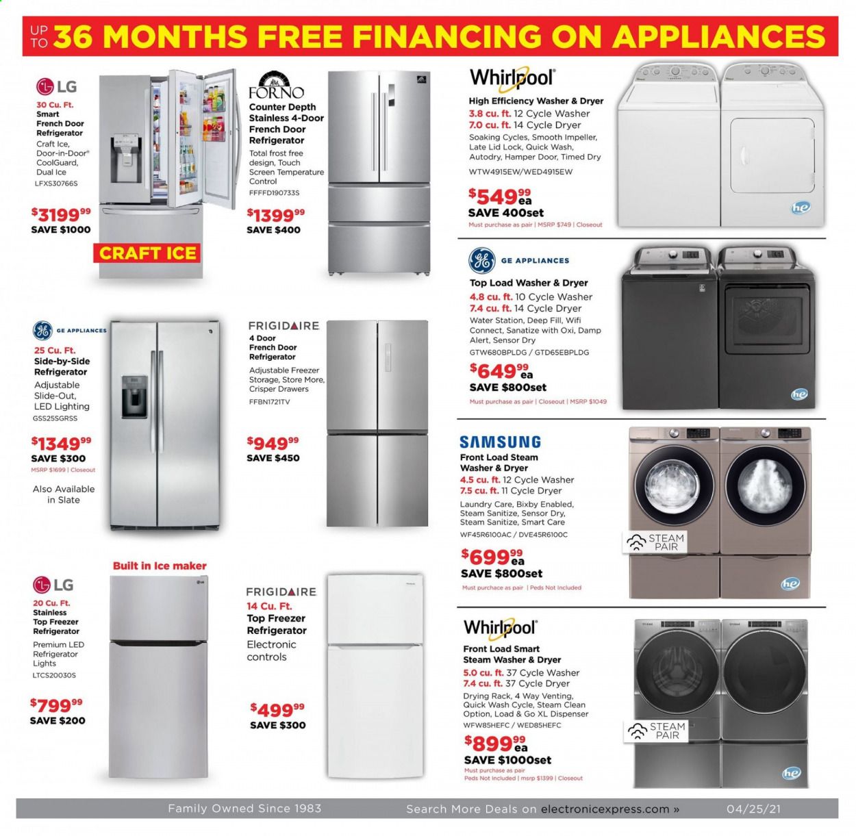 Electronic Express Weekly Ad Flyer April 25 to May 1