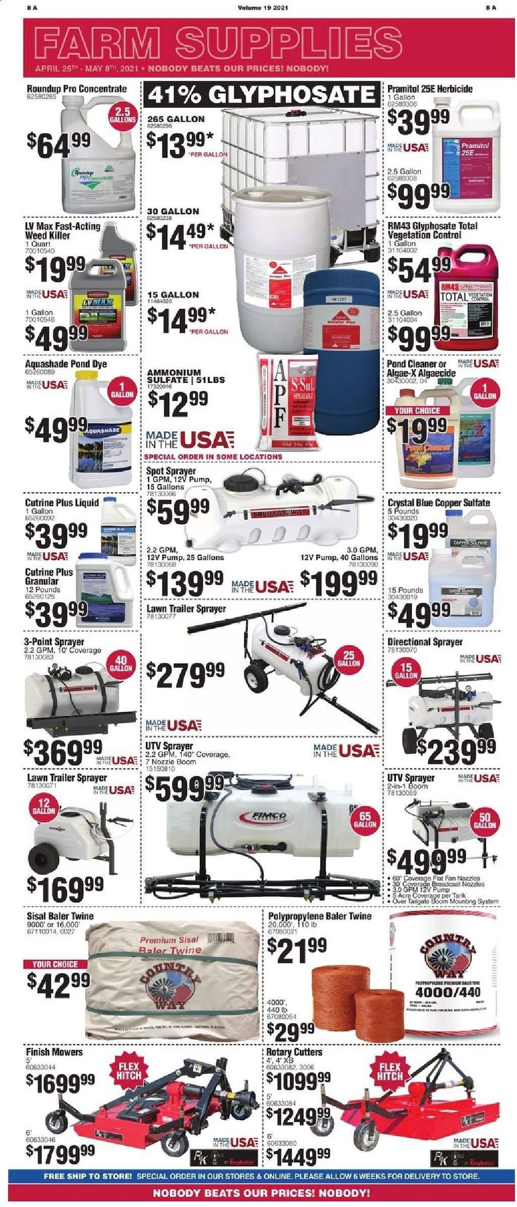 Rural King Weekly Ad Flyer April 25 to May 8