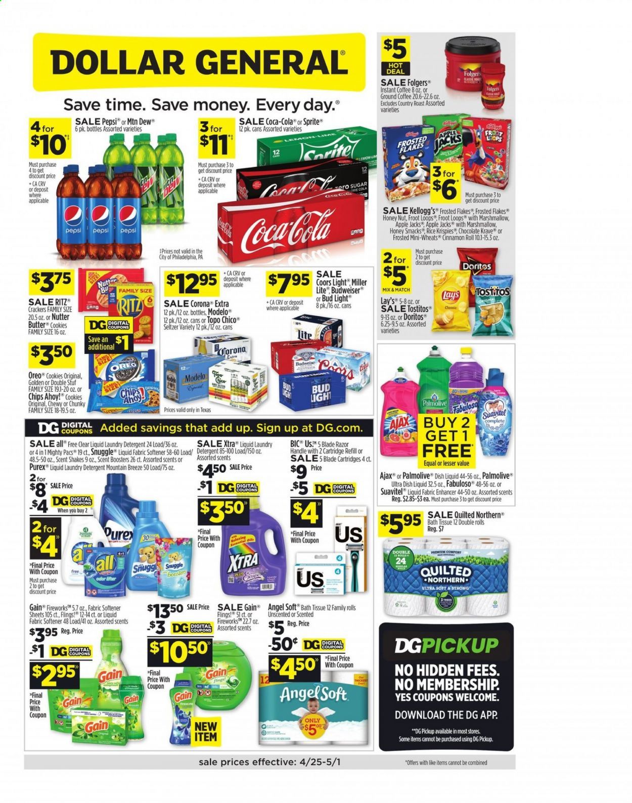 Dollar General (TX) Weekly Ad Flyer April 25 to May 1