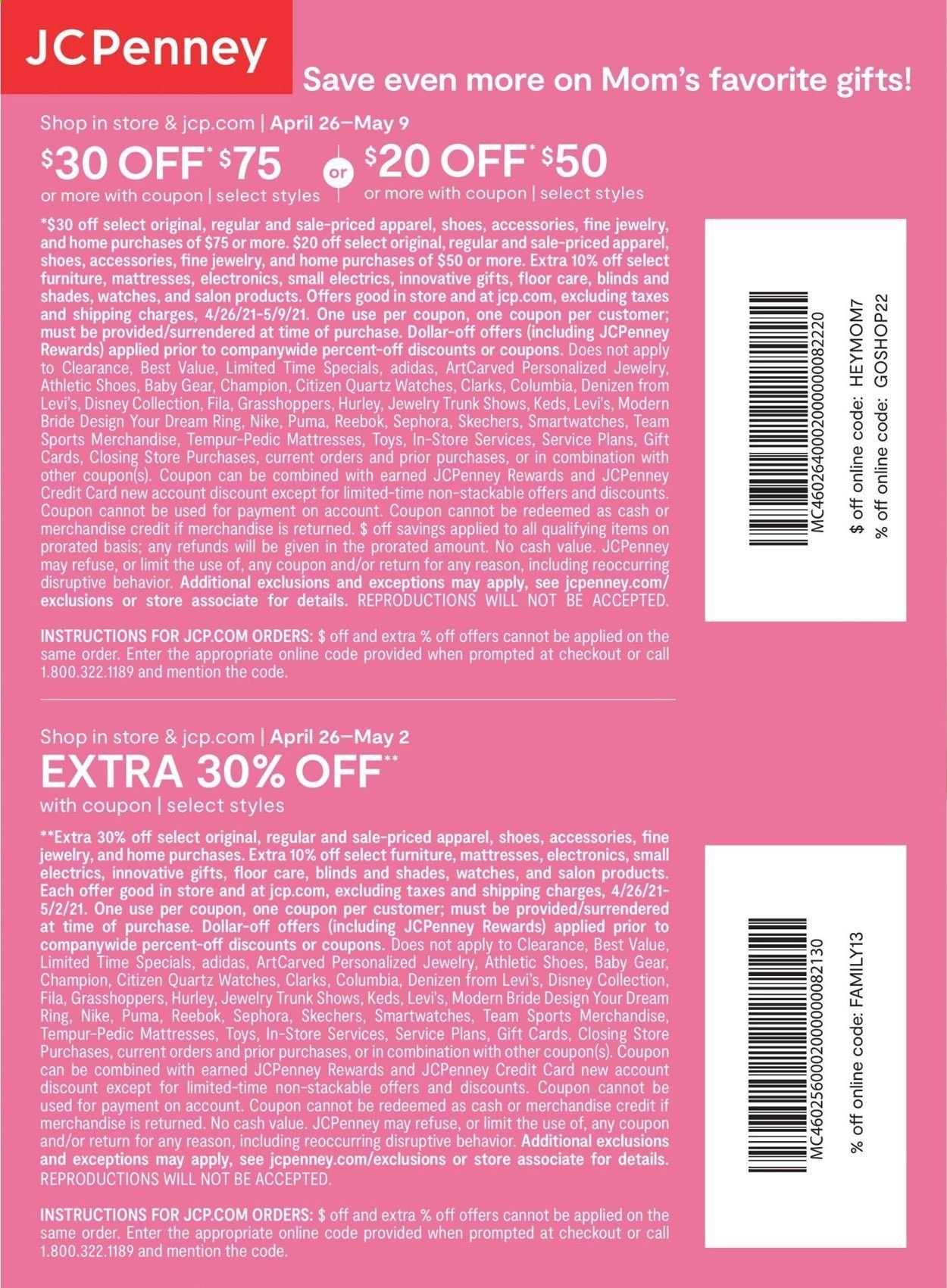 JCPenney Weekly Ad Flyer April 26 to May 9