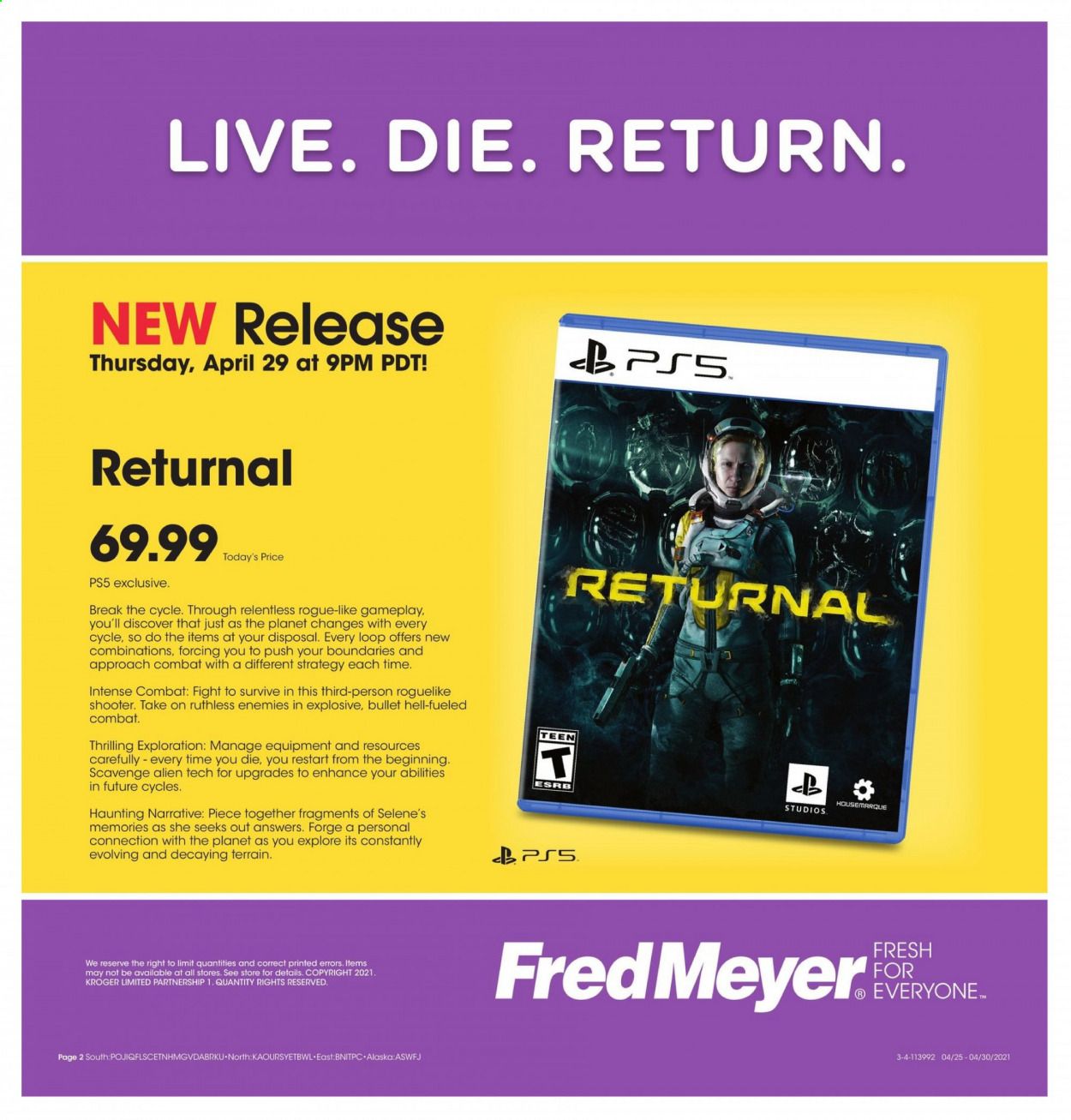 Fred Meyer Weekly Ad Flyer April 25 to April 30