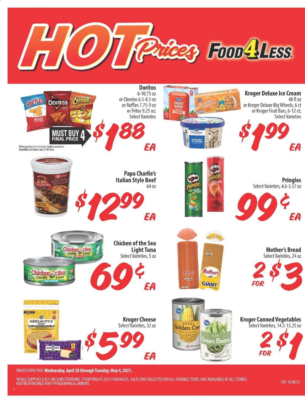 Food 4 Less (IN) Weekly Ad Flyer April 28 to May 4