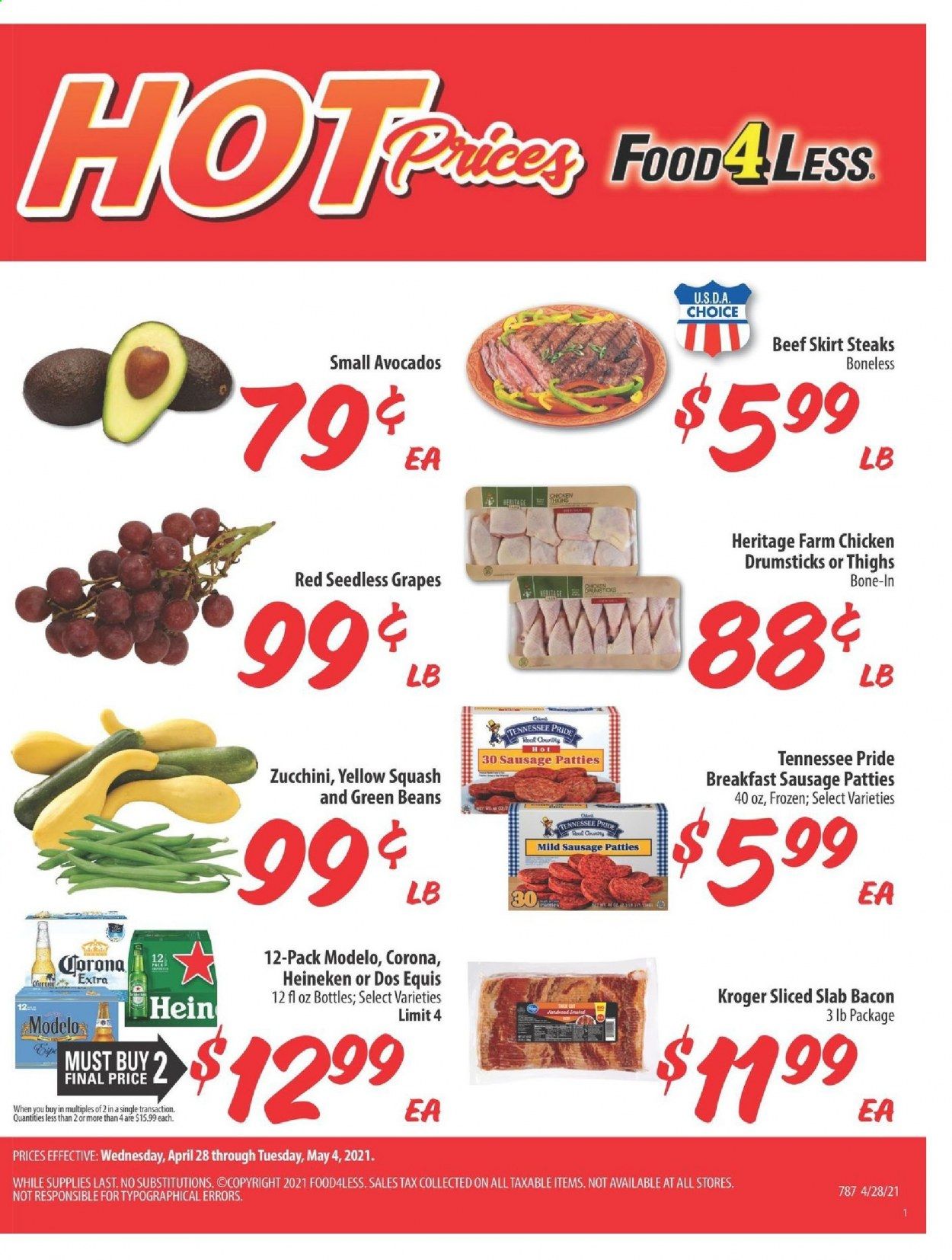 Food 4 Less (IN) Weekly Ad Flyer April 28 to May 4