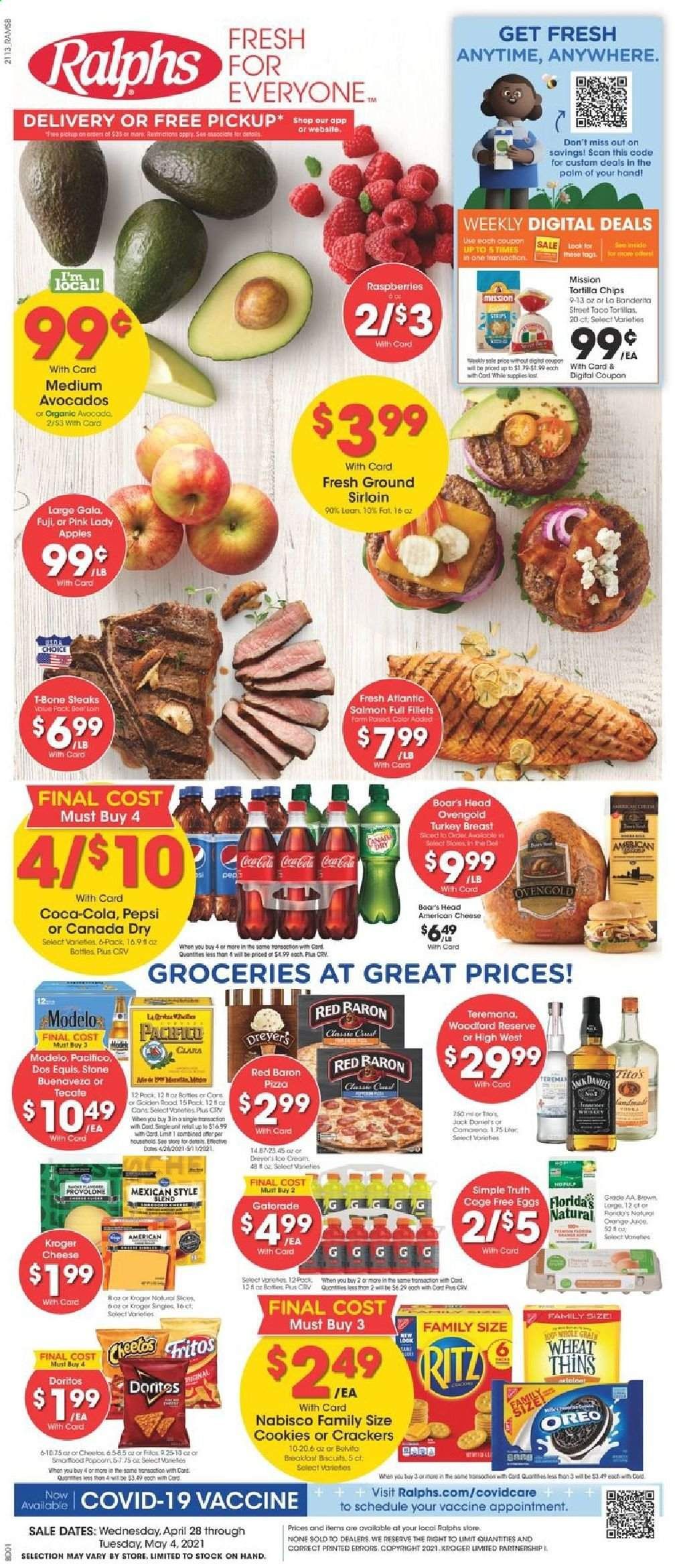 Ralphs (DC, DE, FL, GA, MD, NC, SC, VA) Weekly Ad Flyer April 28 to May 4