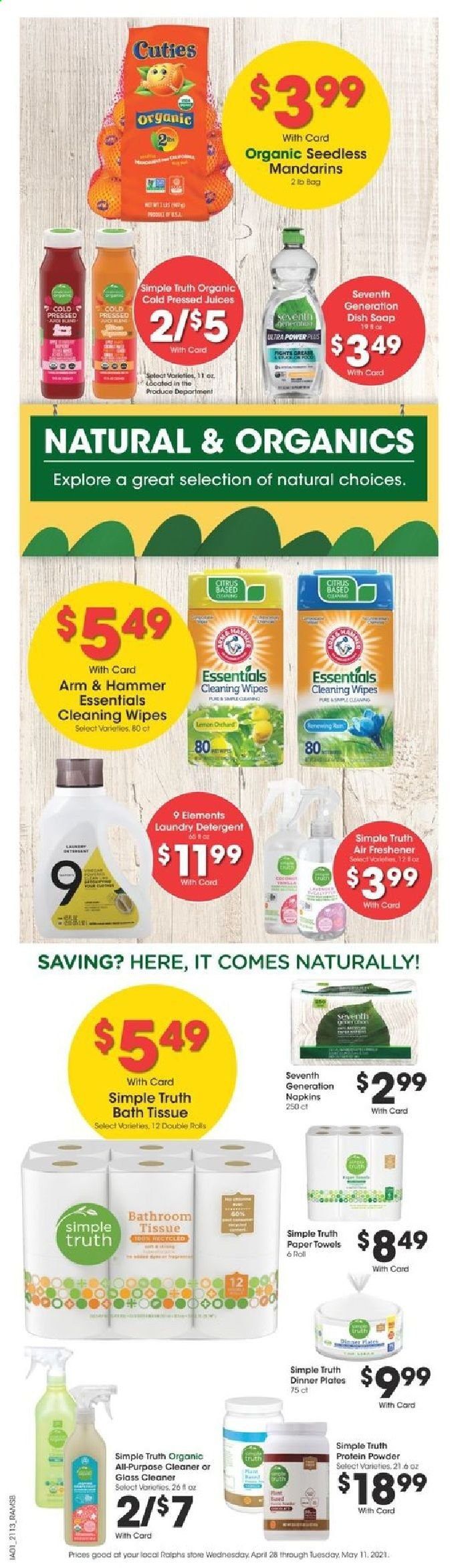 Ralphs (DC, DE, FL, GA, MD, NC, SC, VA) Weekly Ad Flyer April 28 to May 4
