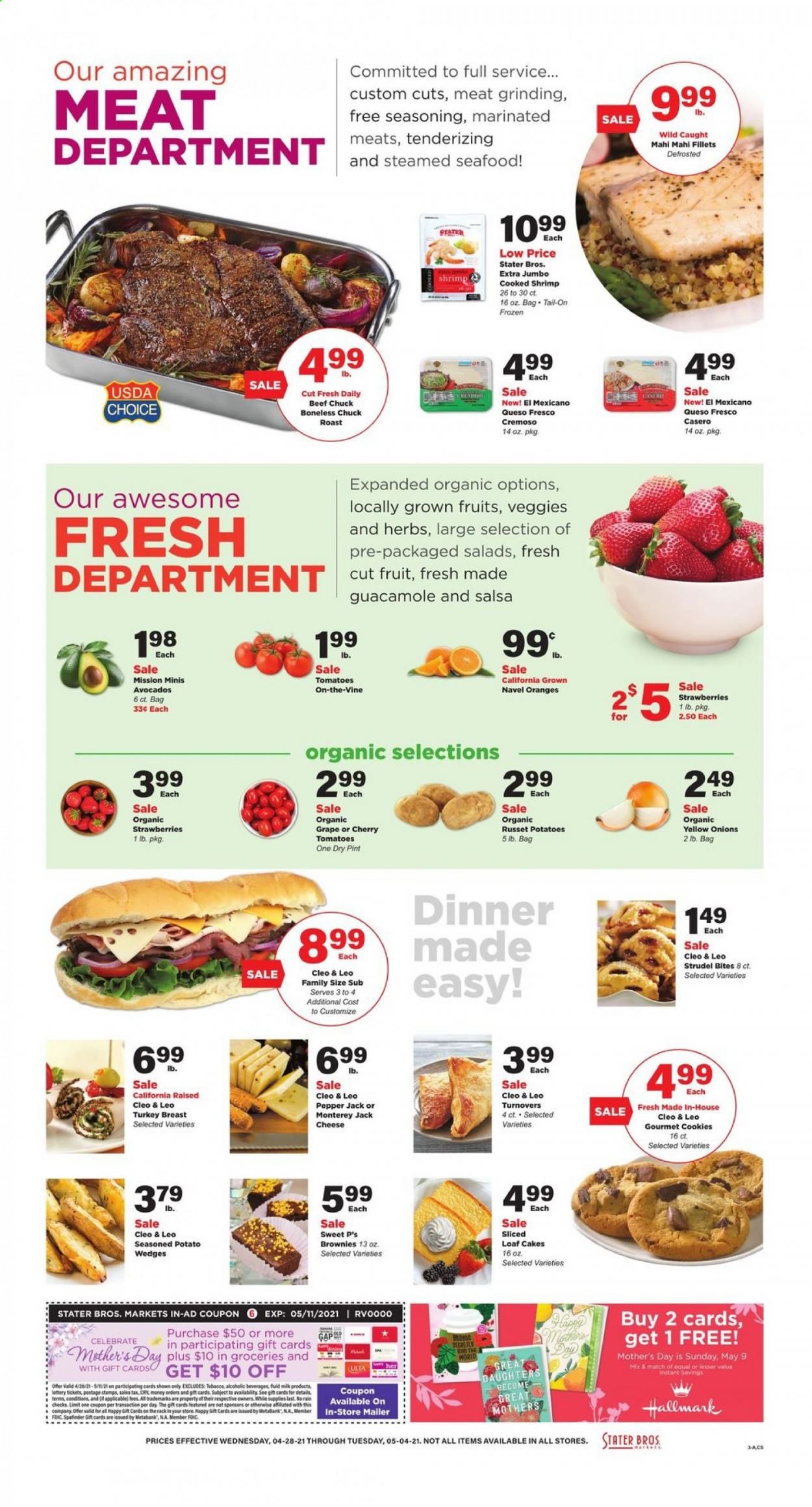 Stater Bros. Weekly Ad Flyer April 28 to May 4