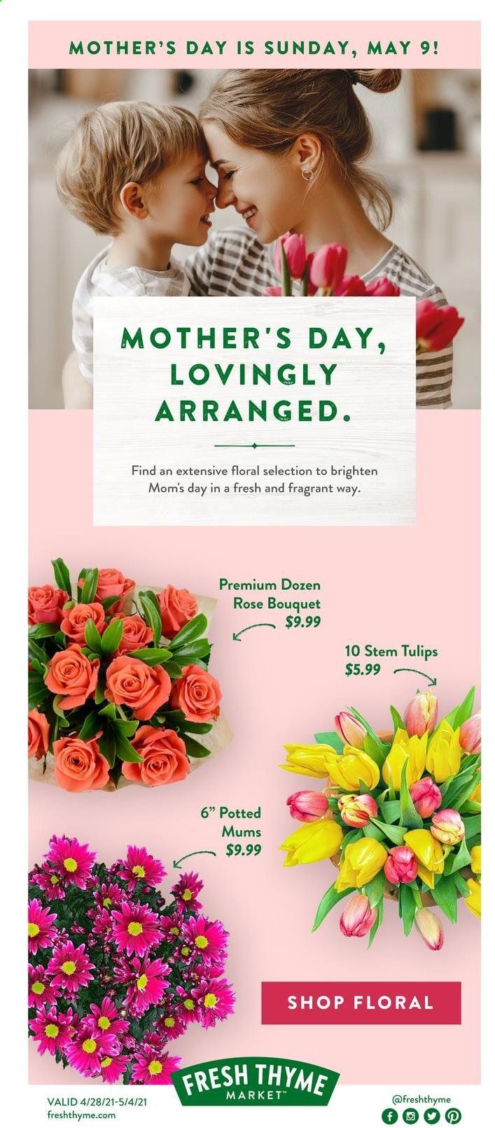 Fresh Thyme Weekly Ad Flyer April 28 to May 4