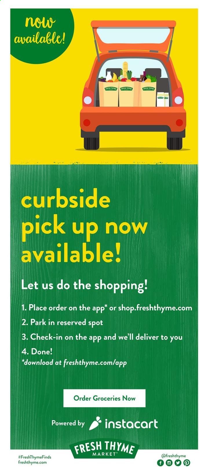 Fresh Thyme Weekly Ad Flyer April 28 to May 4