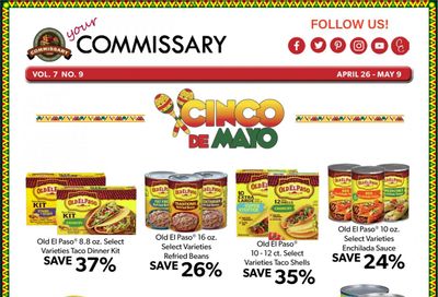 Commissary Weekly Ad Flyer April 26 to May 9