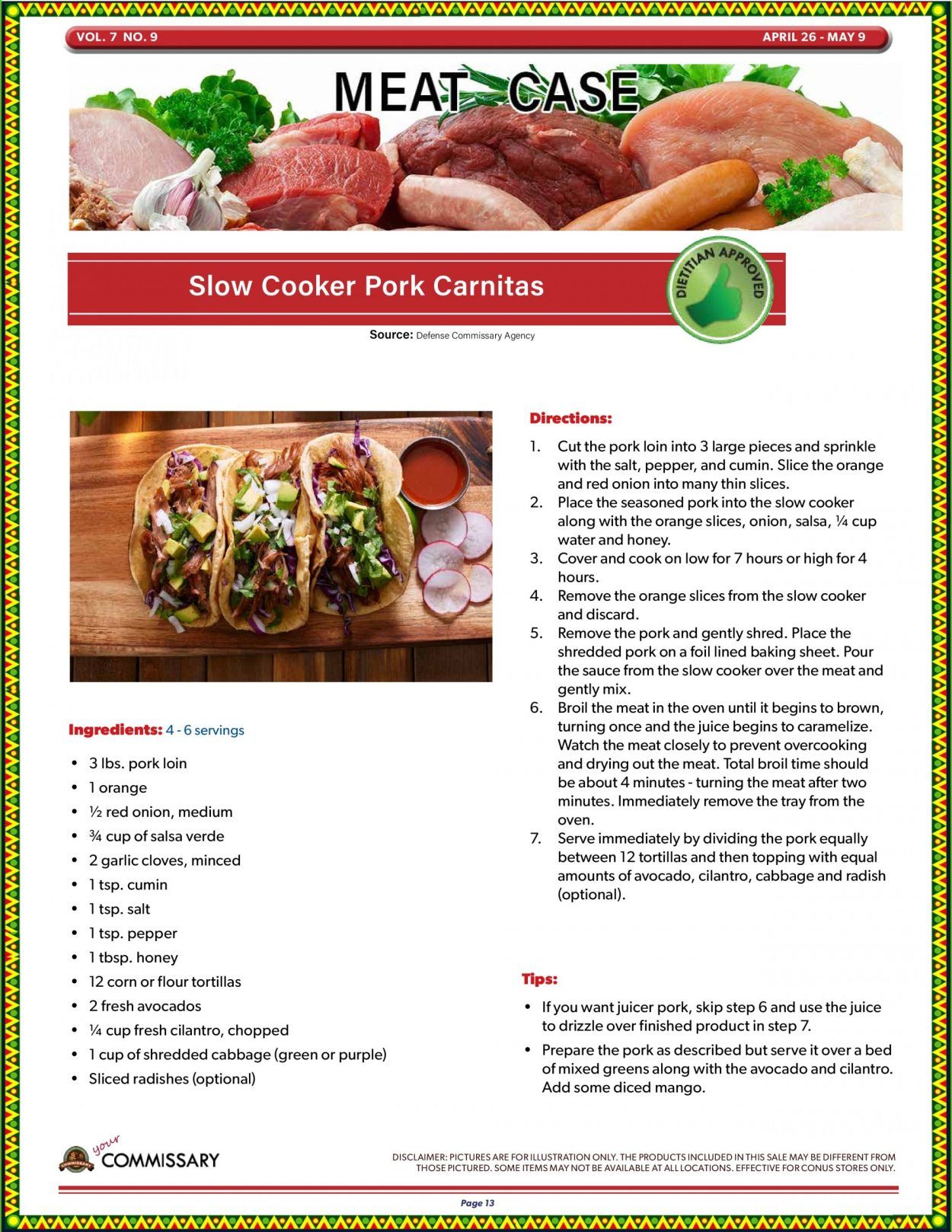 Commissary Weekly Ad Flyer April 26 to May 9