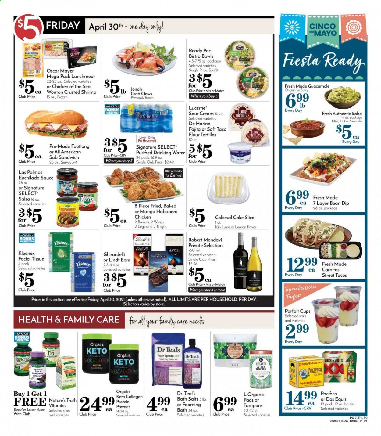 Pavilions (CA) Weekly Ad Flyer April 26 to May 4