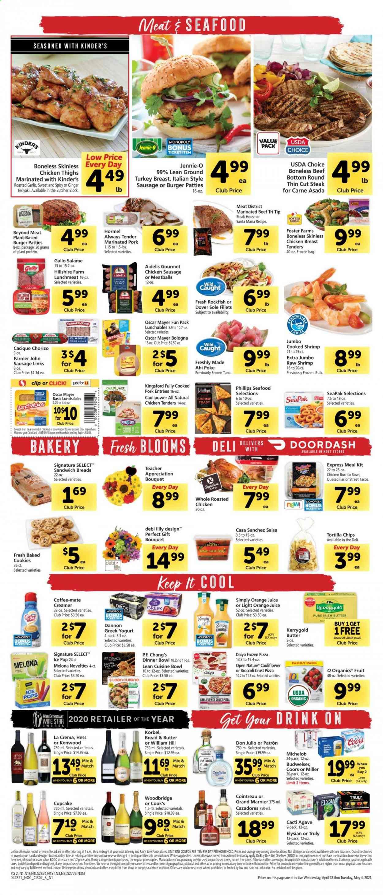 Safeway (AZ, CA, CO, HI, MD, NE, OR, VA, WA) Weekly Ad Flyer April 28 to May 4