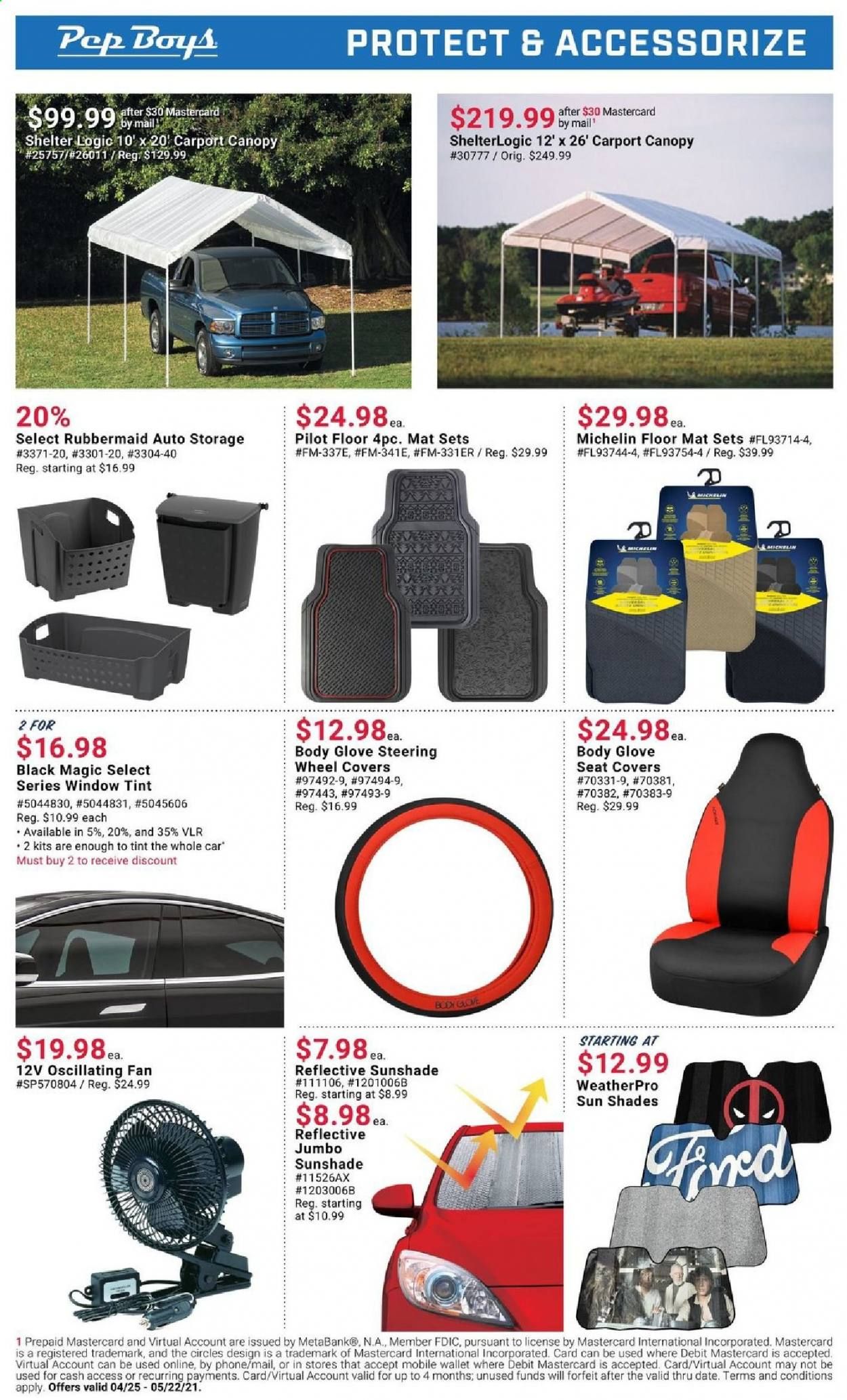 Pep Boys Weekly Ad Flyer April 25 to May 22