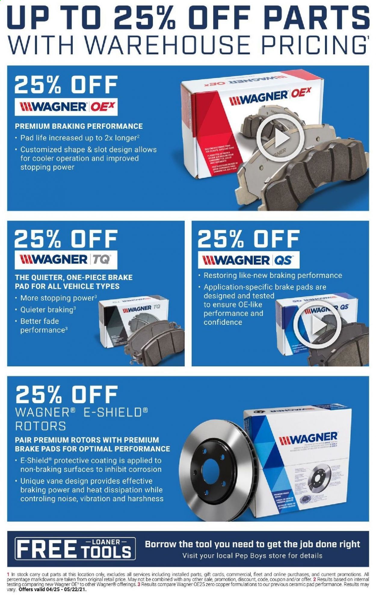Pep Boys Weekly Ad Flyer April 25 to May 22