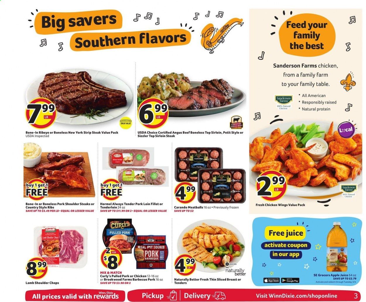 Winn Dixie (AL, FL, GA, LA) Weekly Ad Flyer April 28 to May 4
