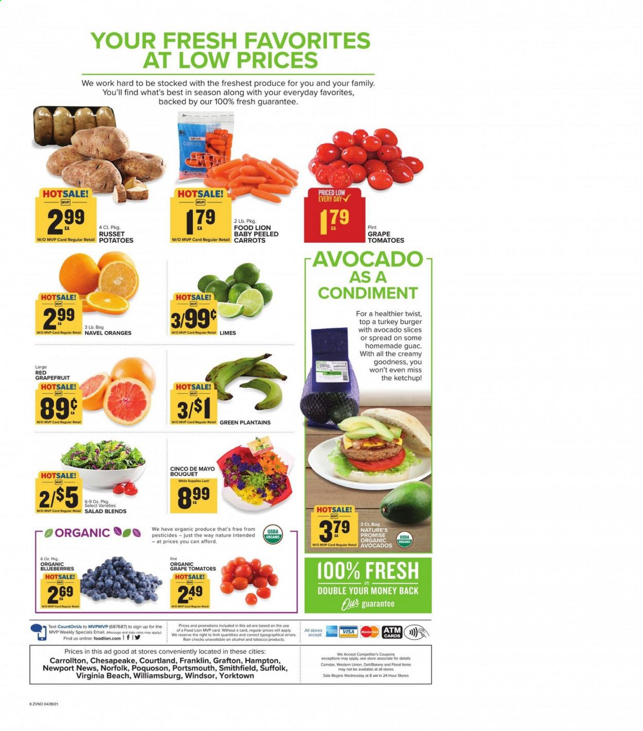 Food Lion (VA) Weekly Ad Flyer April 28 to May 4