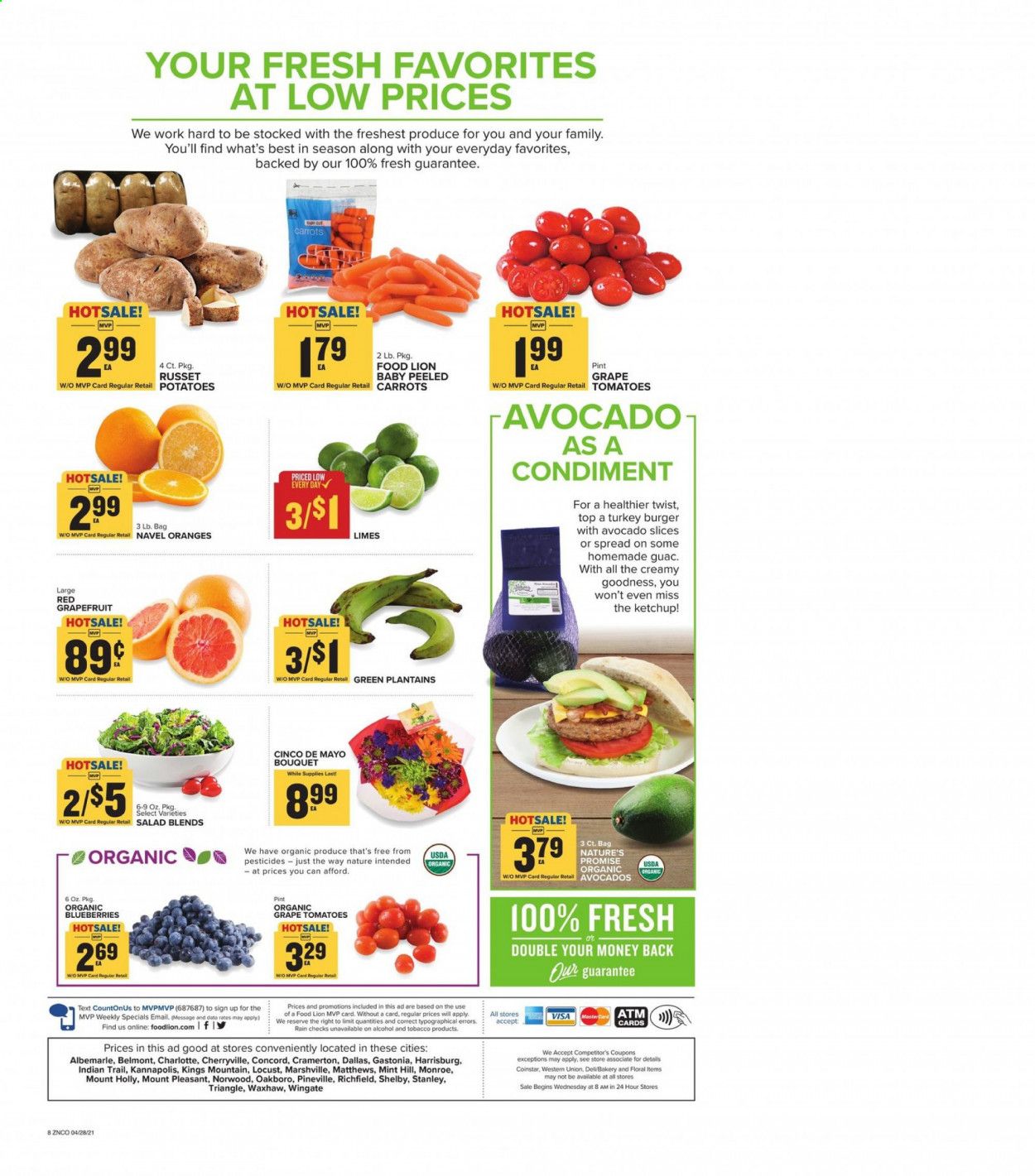 Food Lion (NC) Weekly Ad Flyer April 28 to May 4