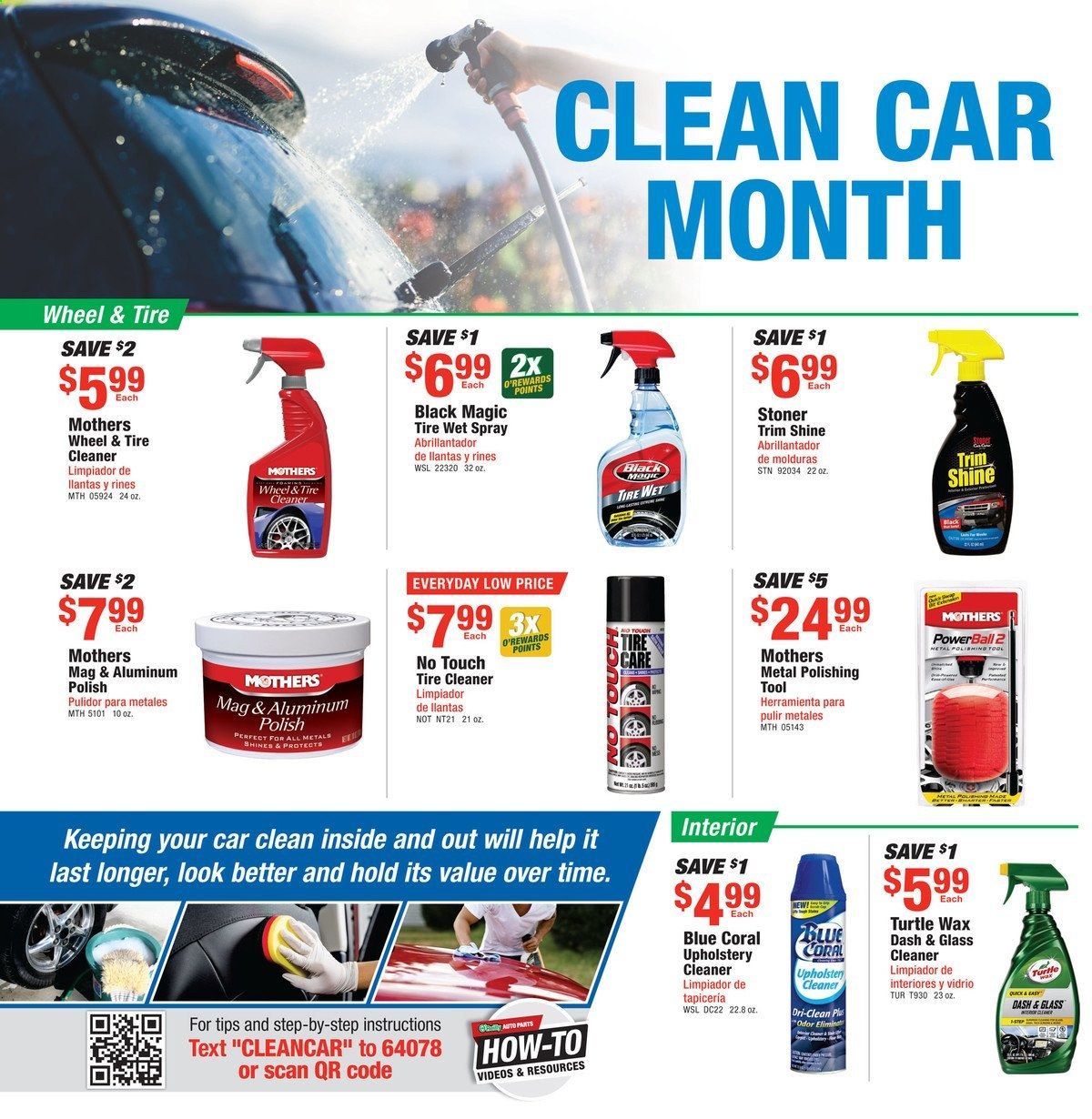 O'Reilly Auto Parts Weekly Ad Flyer April 28 to May 25