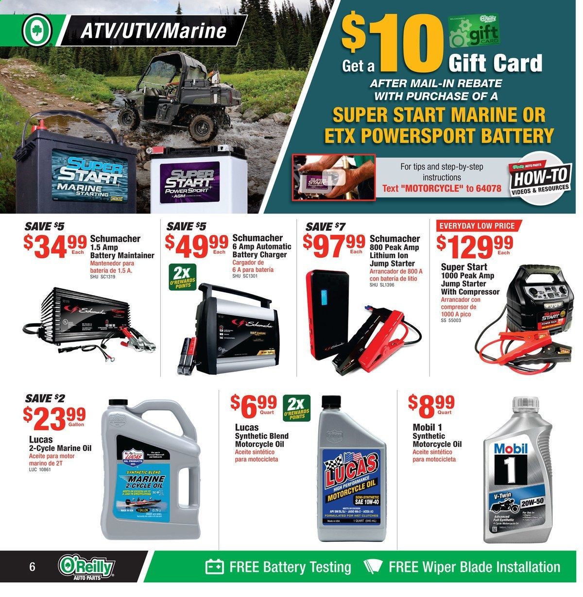 O'Reilly Auto Parts Weekly Ad Flyer April 28 to May 25