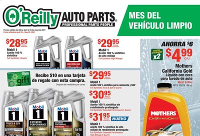 O'Reilly Auto Parts Weekly Ad Flyer April 28 to May 25