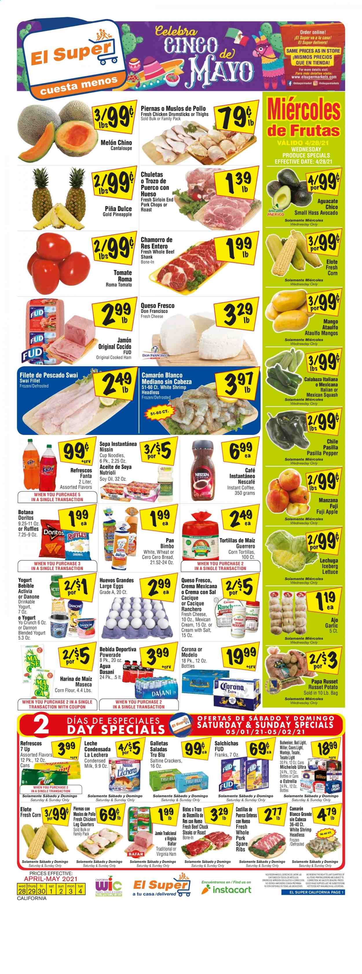 El Super (AZ, CA, NM, NV, TX) Weekly Ad Flyer April 28 to May 4