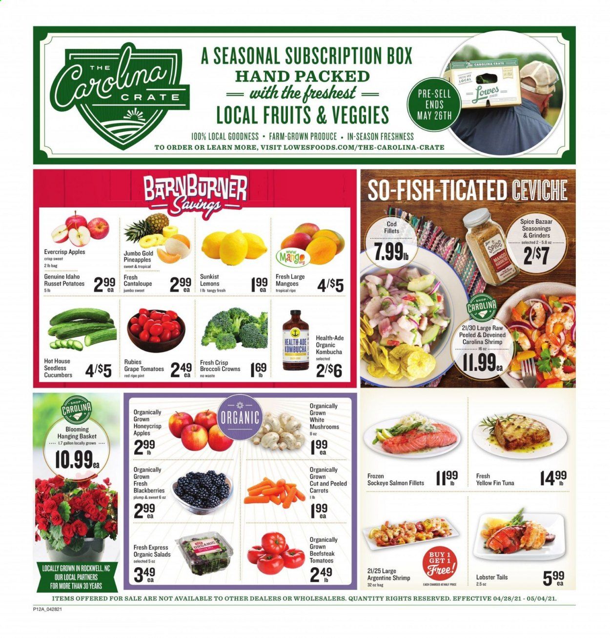 Lowes Foods Weekly Ad Flyer April 28 to May 4