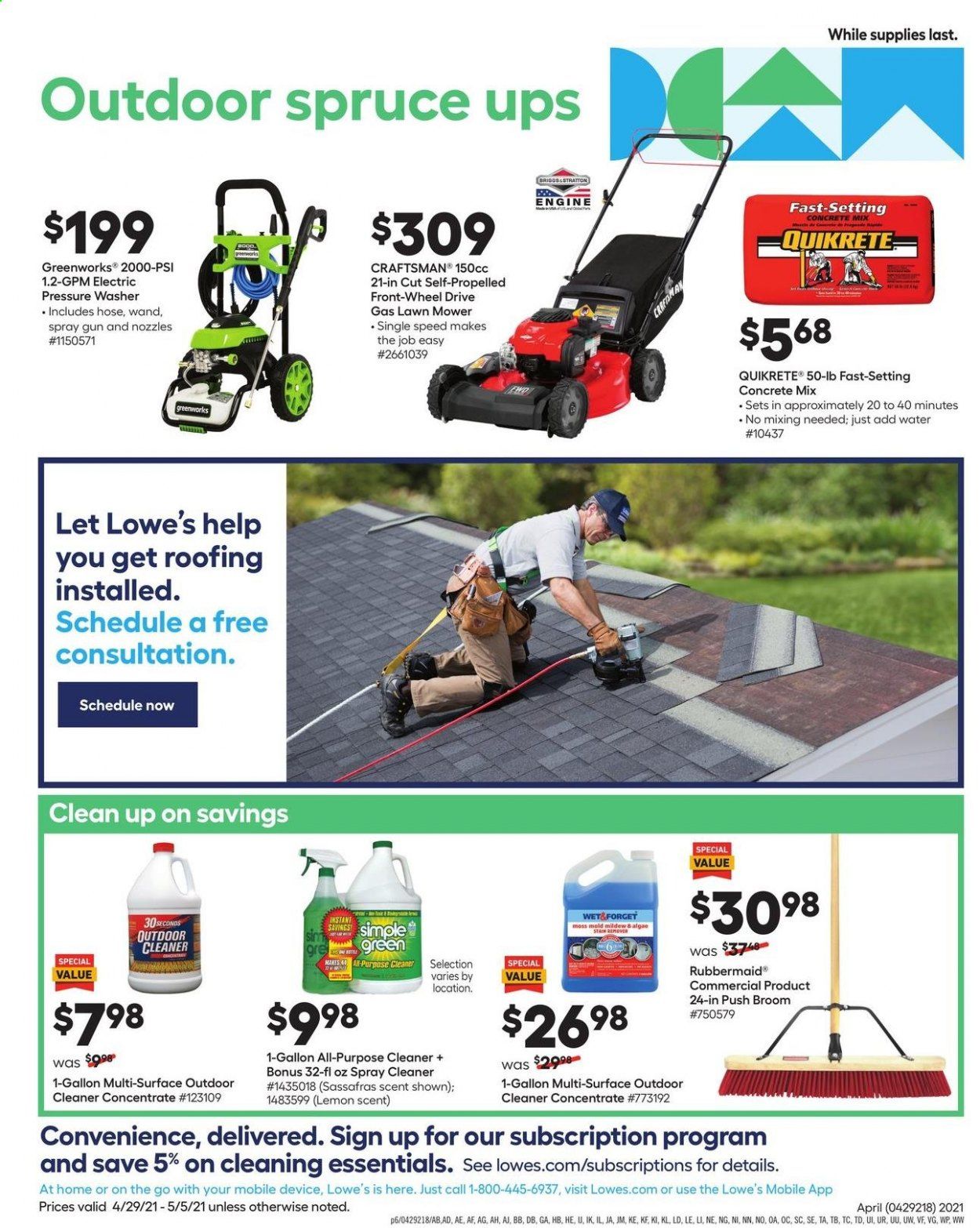 Lowe's Weekly Ad Flyer April 29 to May 5
