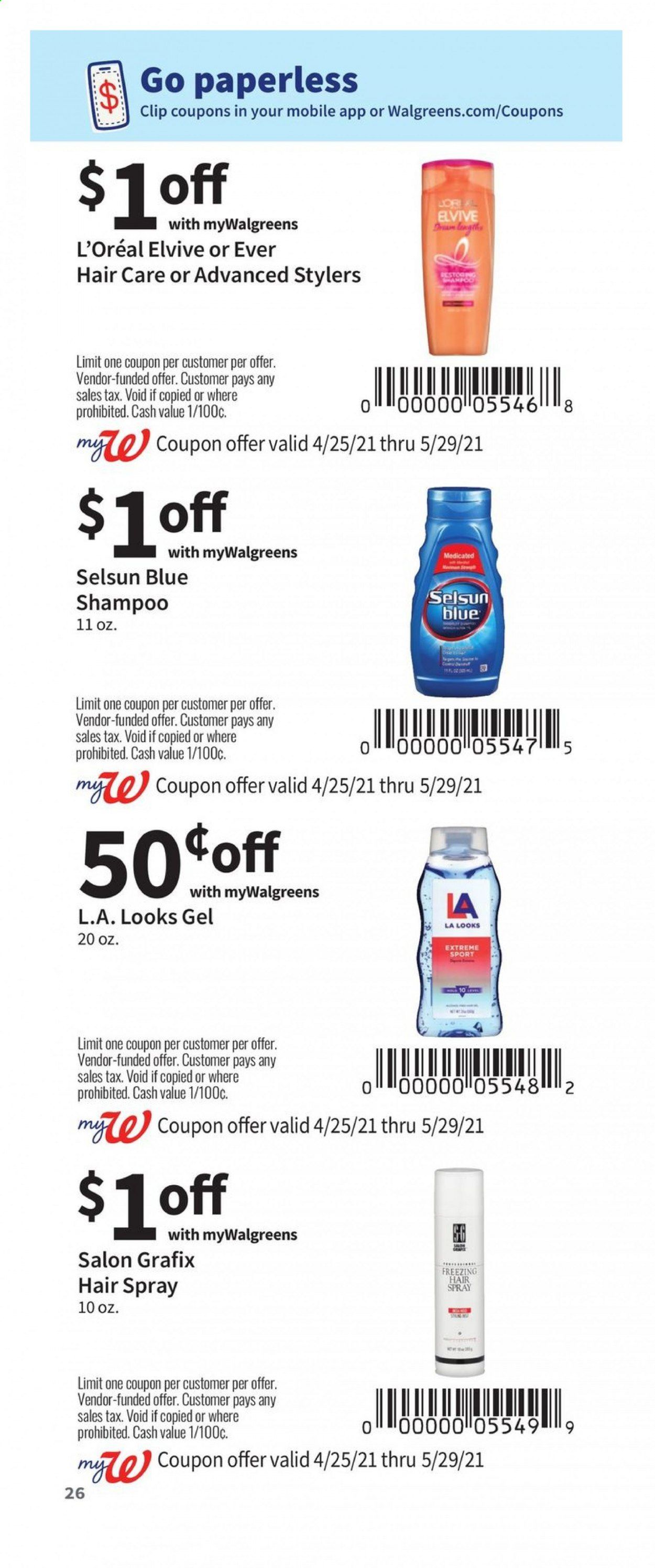 Walgreens Weekly Ad Flyer April 25 to May 29