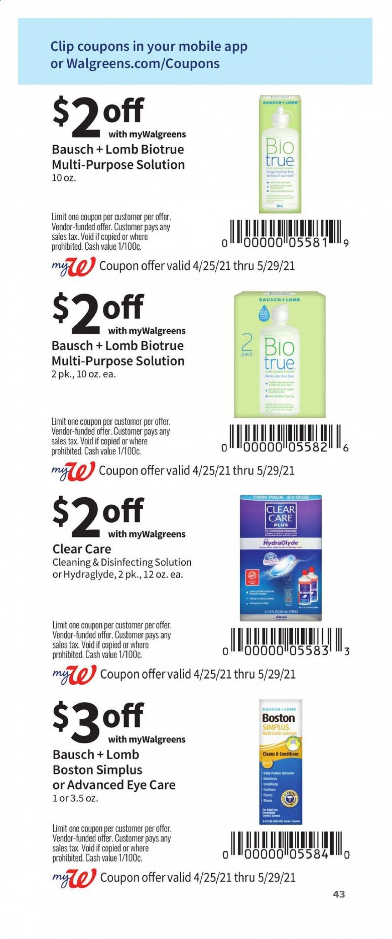 Walgreens Weekly Ad Flyer April 25 to May 29