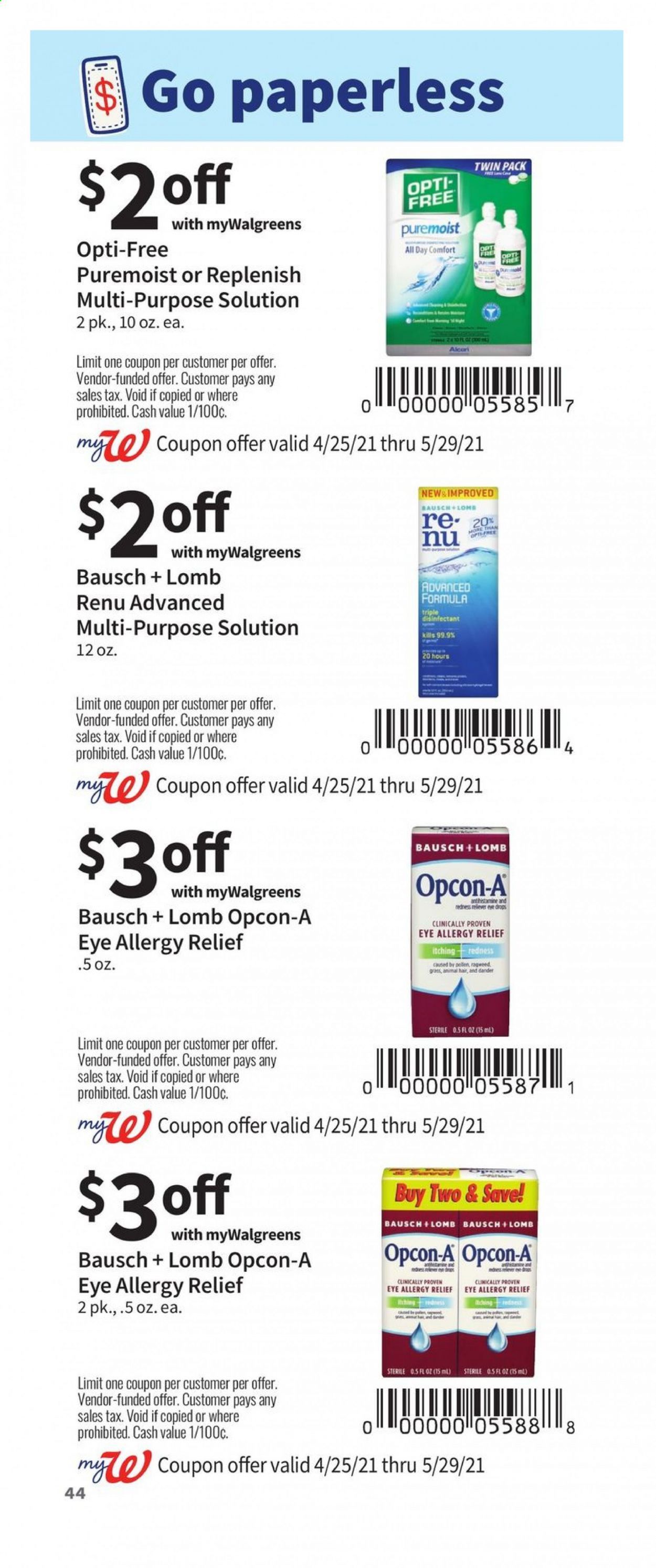 Walgreens Weekly Ad Flyer April 25 to May 29