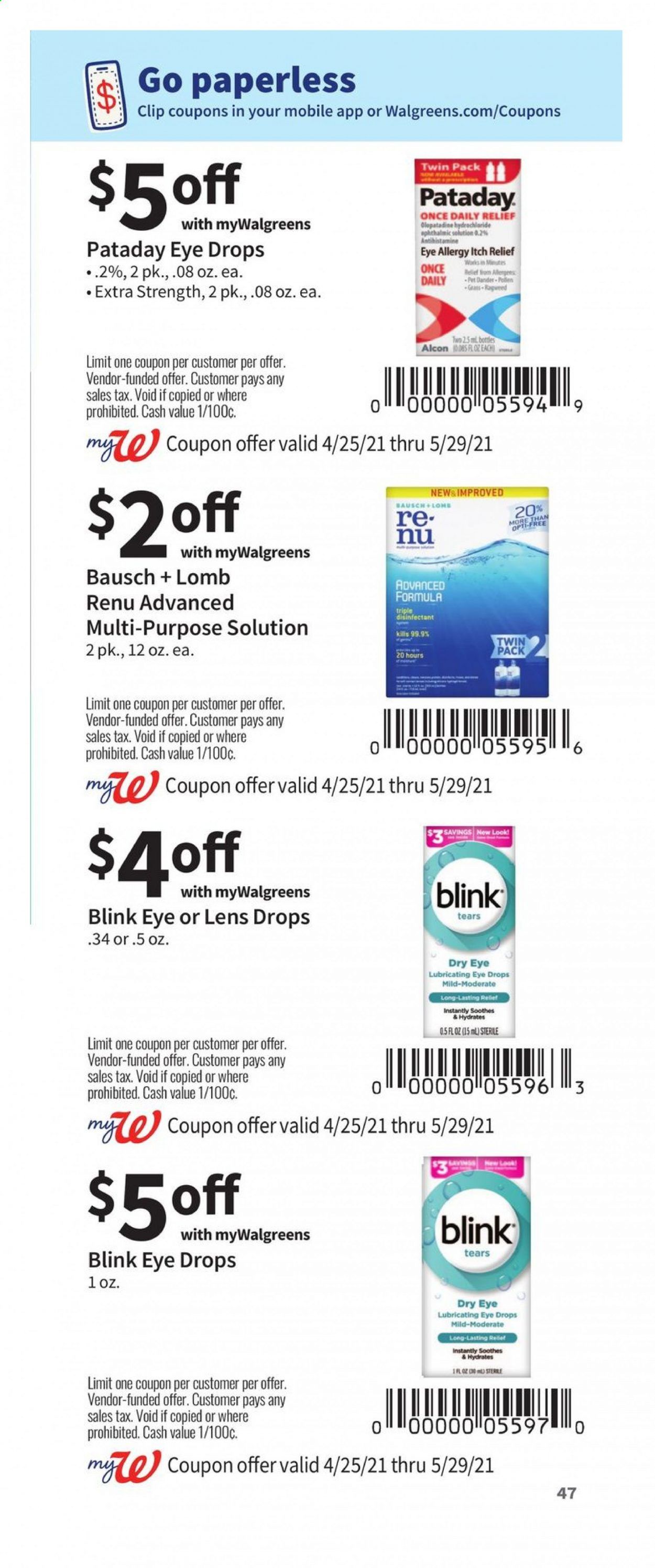 Walgreens Weekly Ad Flyer April 25 to May 29