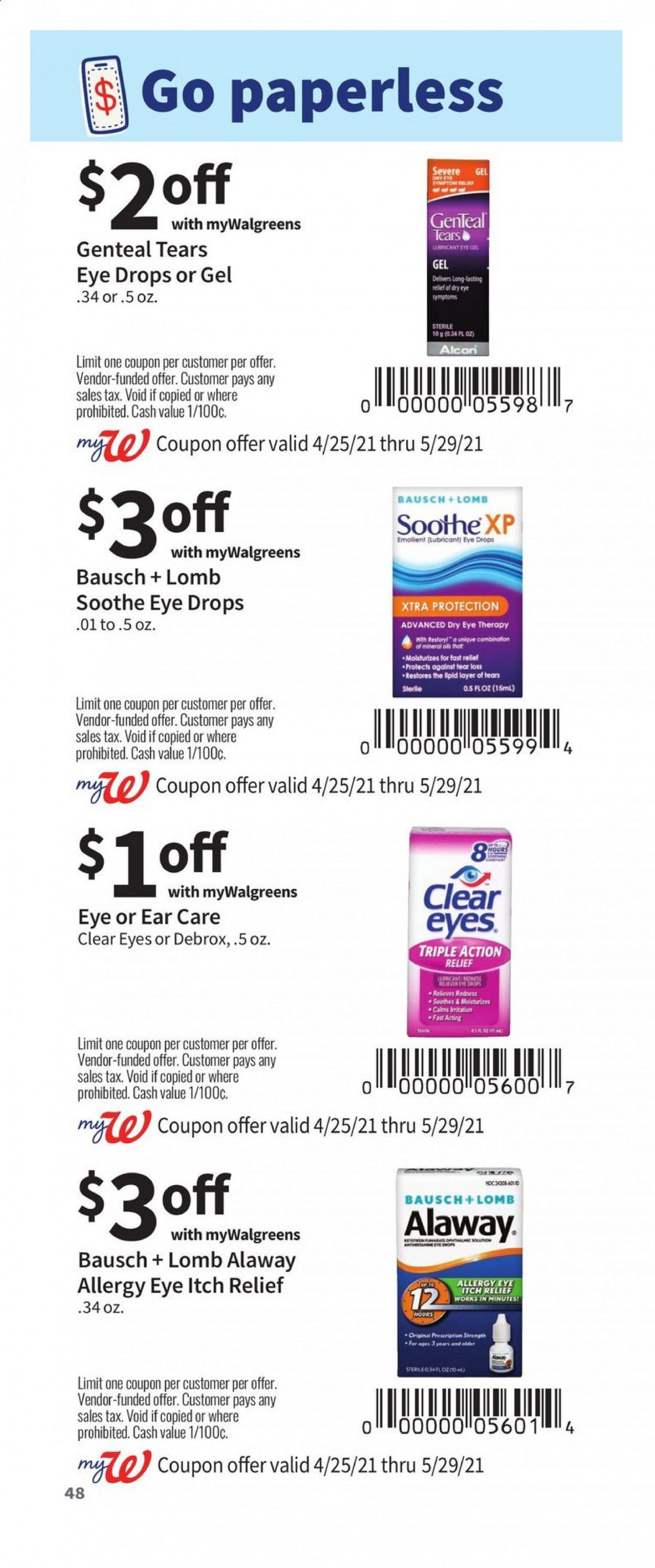 Walgreens Weekly Ad Flyer April 25 to May 29
