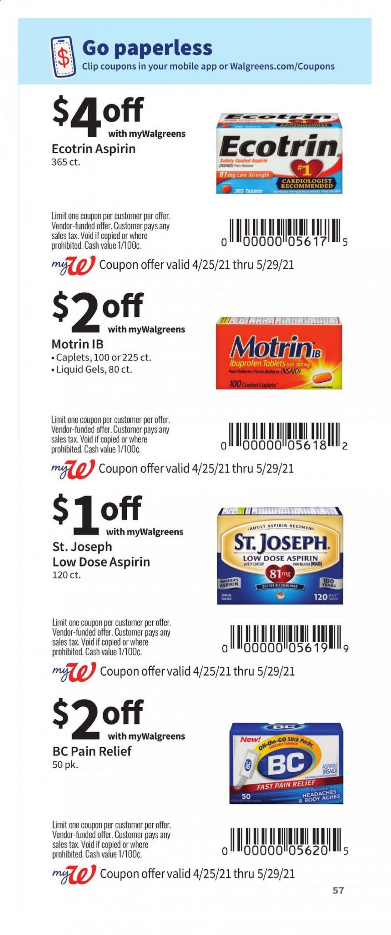Walgreens Weekly Ad Flyer April 25 to May 29