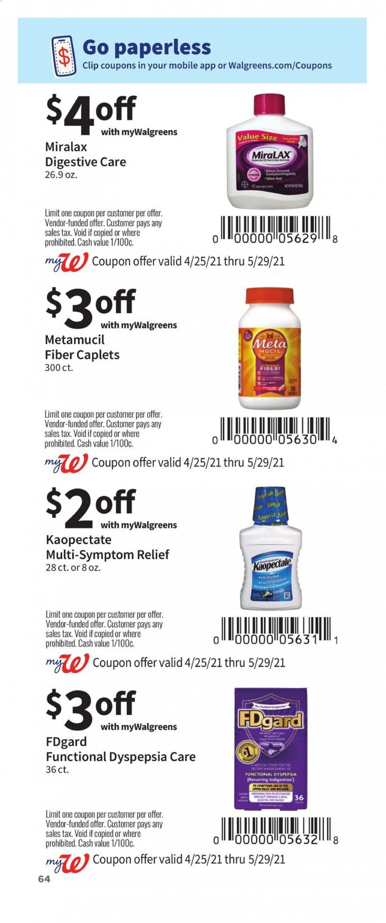 Walgreens Weekly Ad Flyer April 25 to May 29