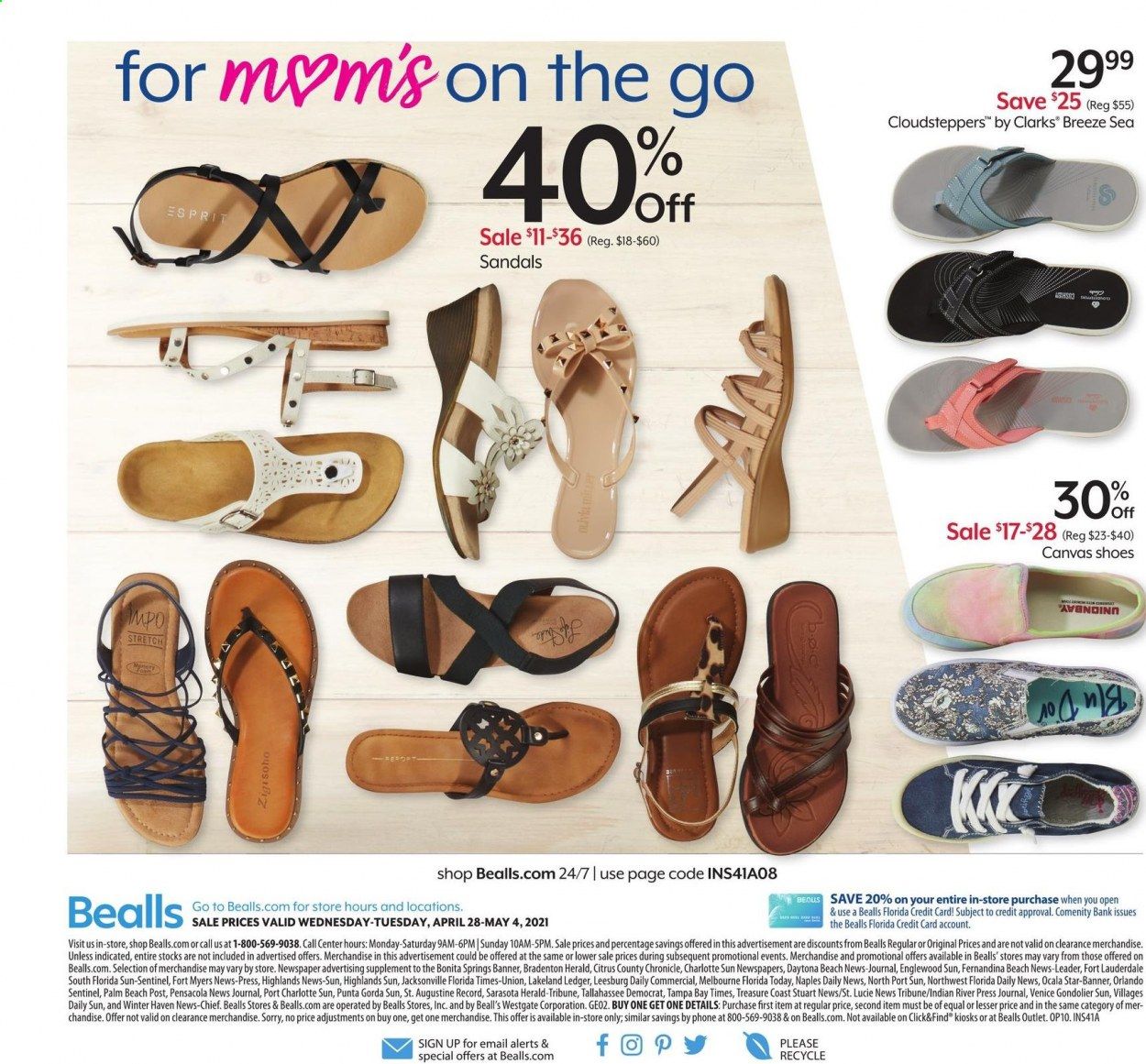 Bealls Florida Weekly Ad Flyer April 28 to May 4