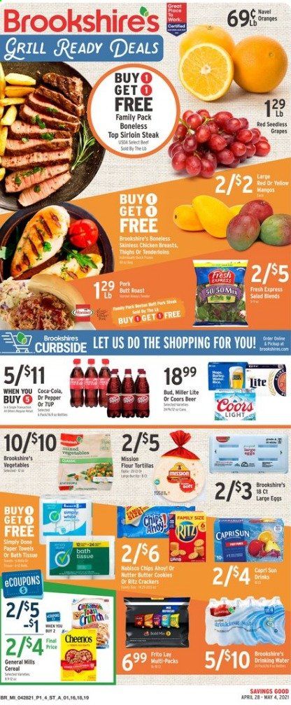 Brookshires Weekly Ad Flyer April 28 to May 4