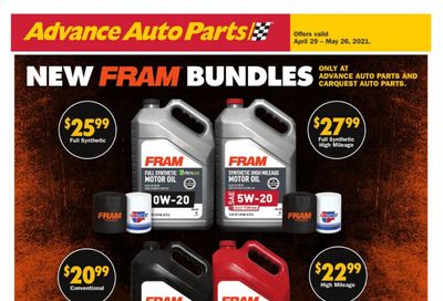 Advance Auto Parts Weekly Ad Flyer April 29 to May 26