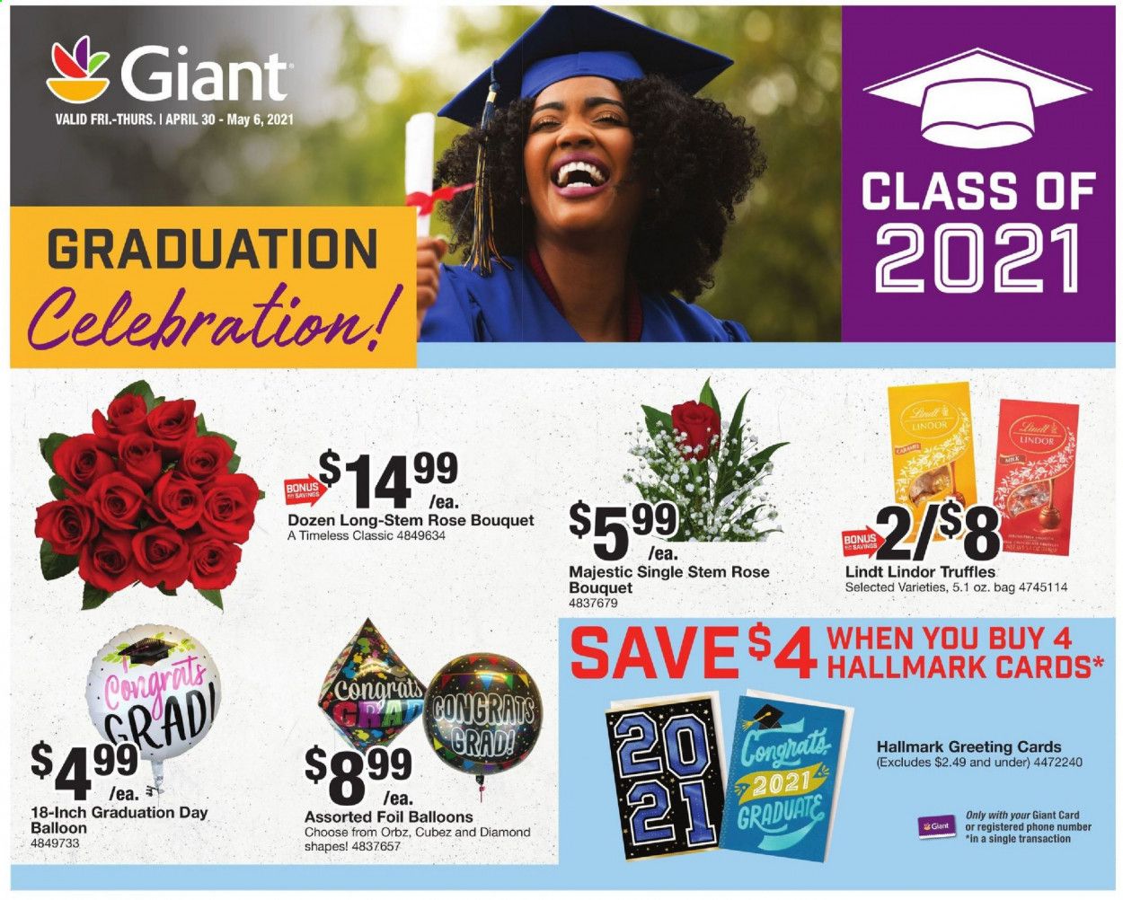 Giant Food Weekly Ad Flyer April 30 to May 6